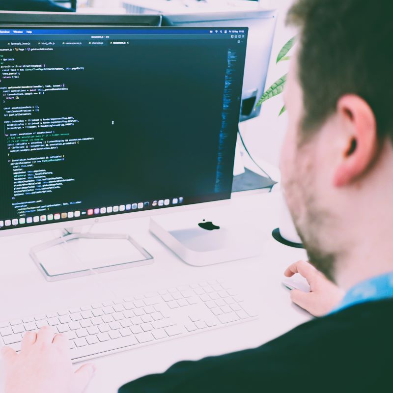 A team member of GBL at work